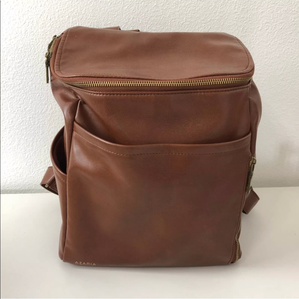 Azaria La Petite Mere in Chestnut Diaper Backpack